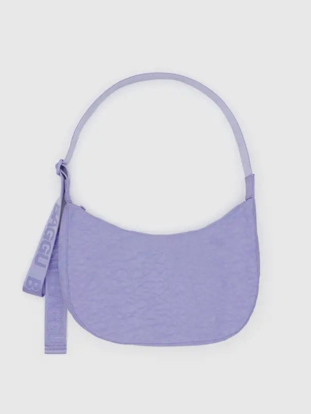 BAGGU NWT Wisteria Lavendar Purple Medium Crescent Crossbody Shoulder Bag Nylon